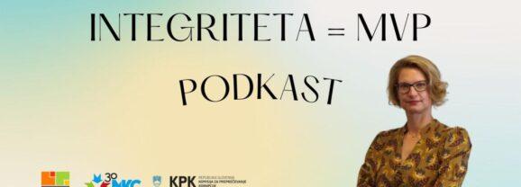 Podkast Integriteta = MVP: Tina Divjak